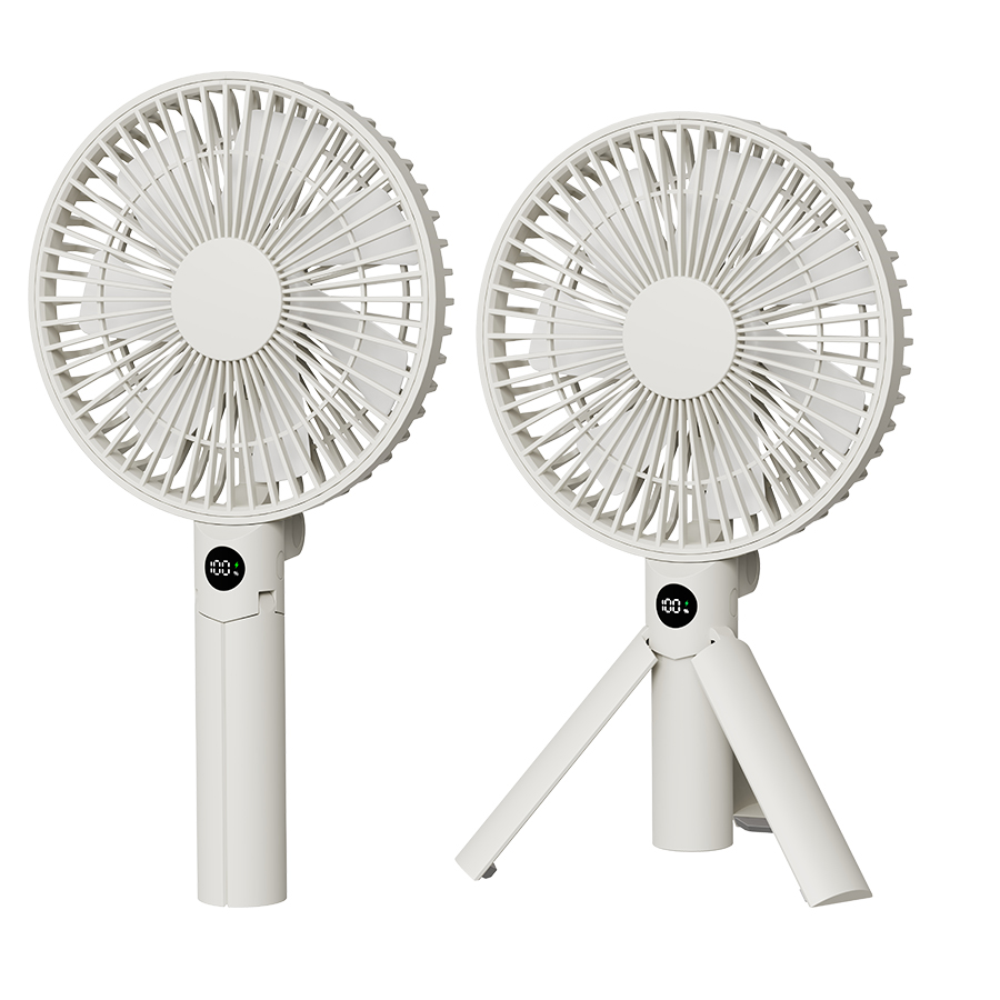 Oscillating Fan Clip - New Portable Folding Handheld Fan 3000mAh