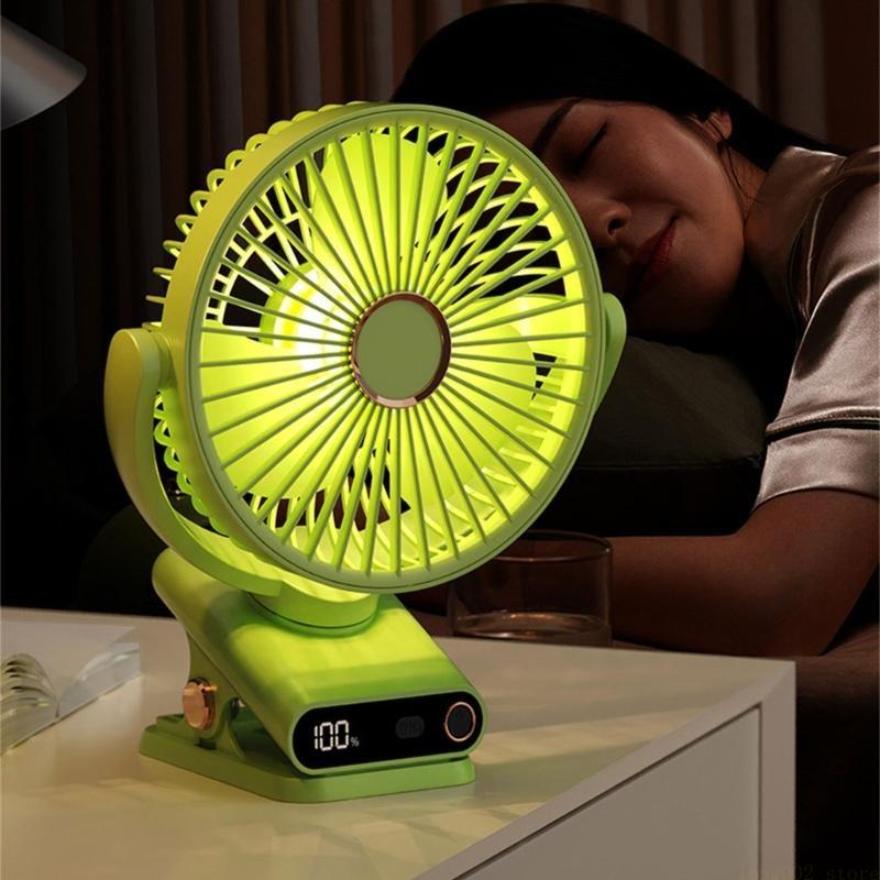 Oscillating Fan Clip - D0AB Quiet Oscillating Clip Fan USB