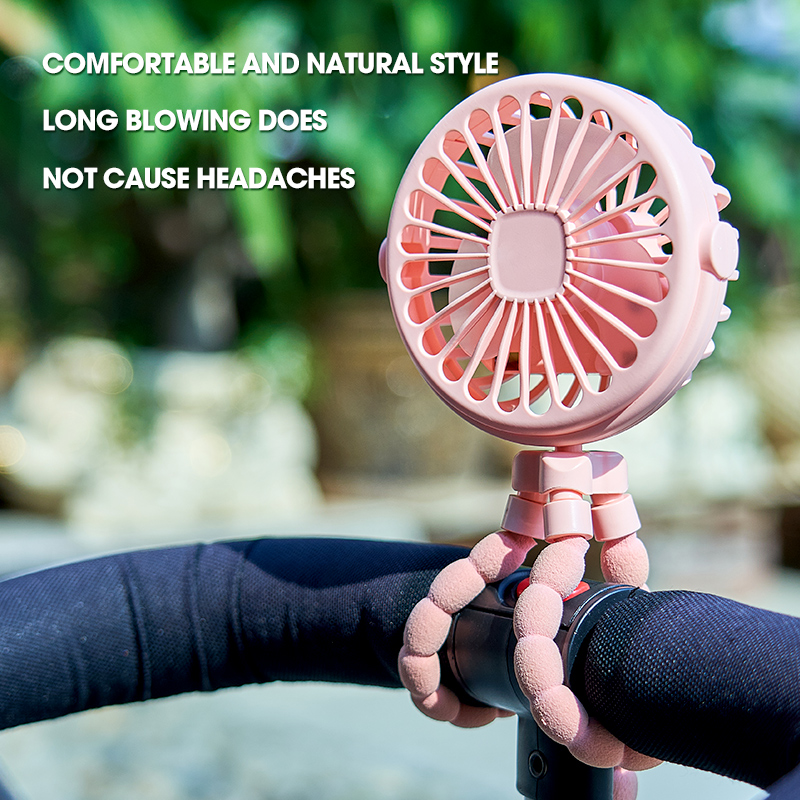 Oscillating Fan Clip - HOMEFISH Portable Baby Stroller Fan Oscillating