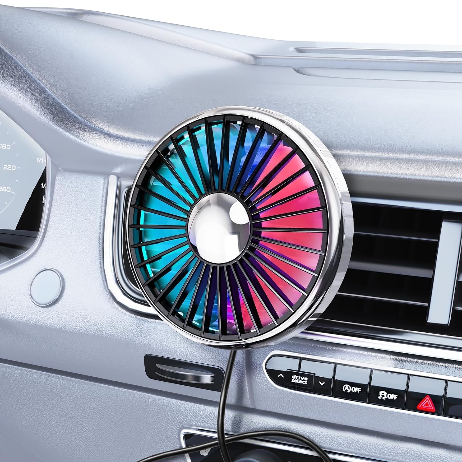 2026 New Upgrade USB Car Fan F - Oscillating Fan Clip 评论和价格