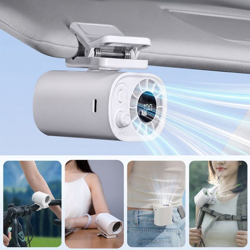 Clip-On Car Fan 360° Rotatable - Oscillating Fan Clip 评论和价格