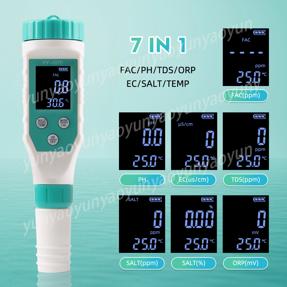 7 in 1 Digital Water Quality T - Ec Meter Digital 评论和价格