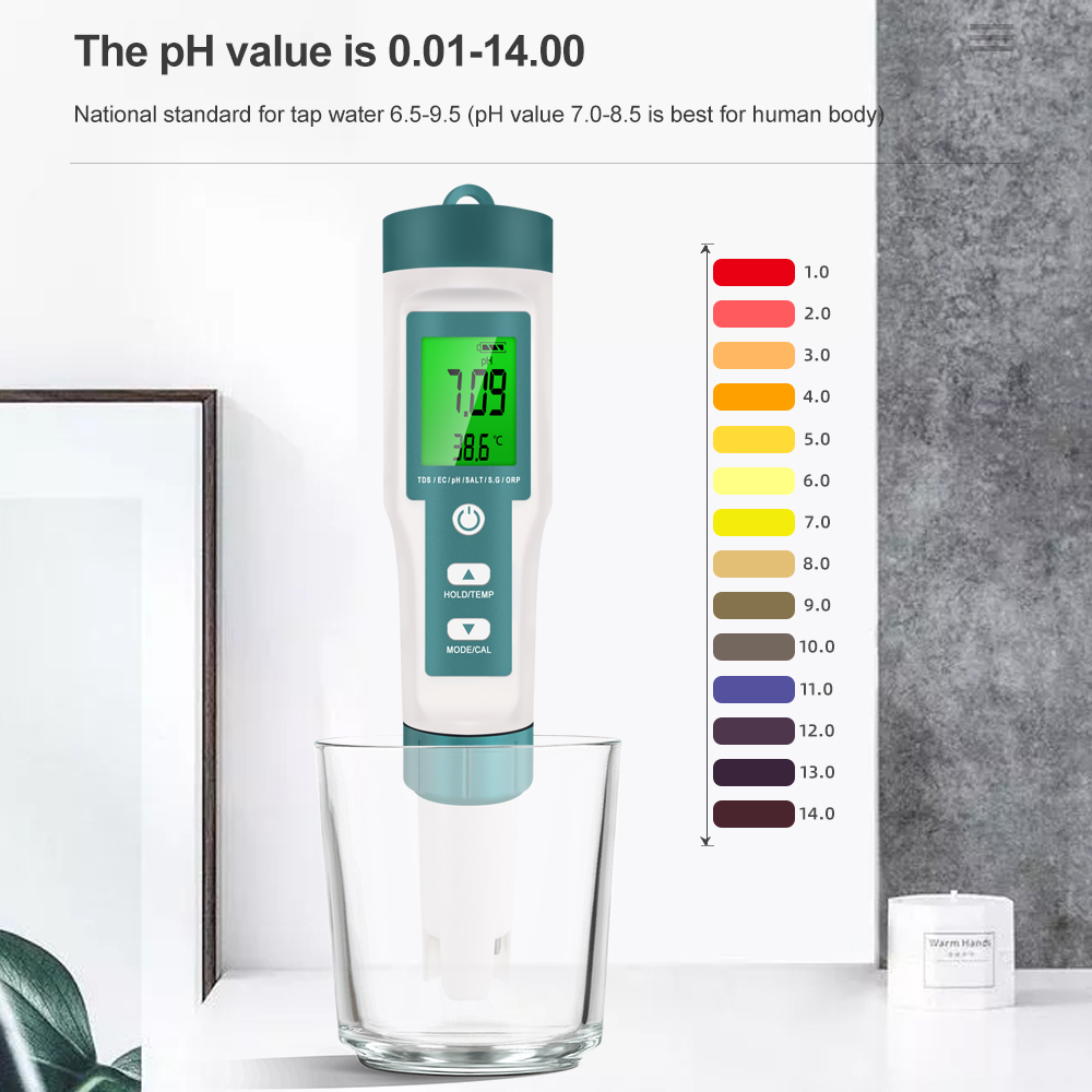 7 in 1 PH TDS EC ORP Salinity  - Ec Meter Digital 评论和价格
