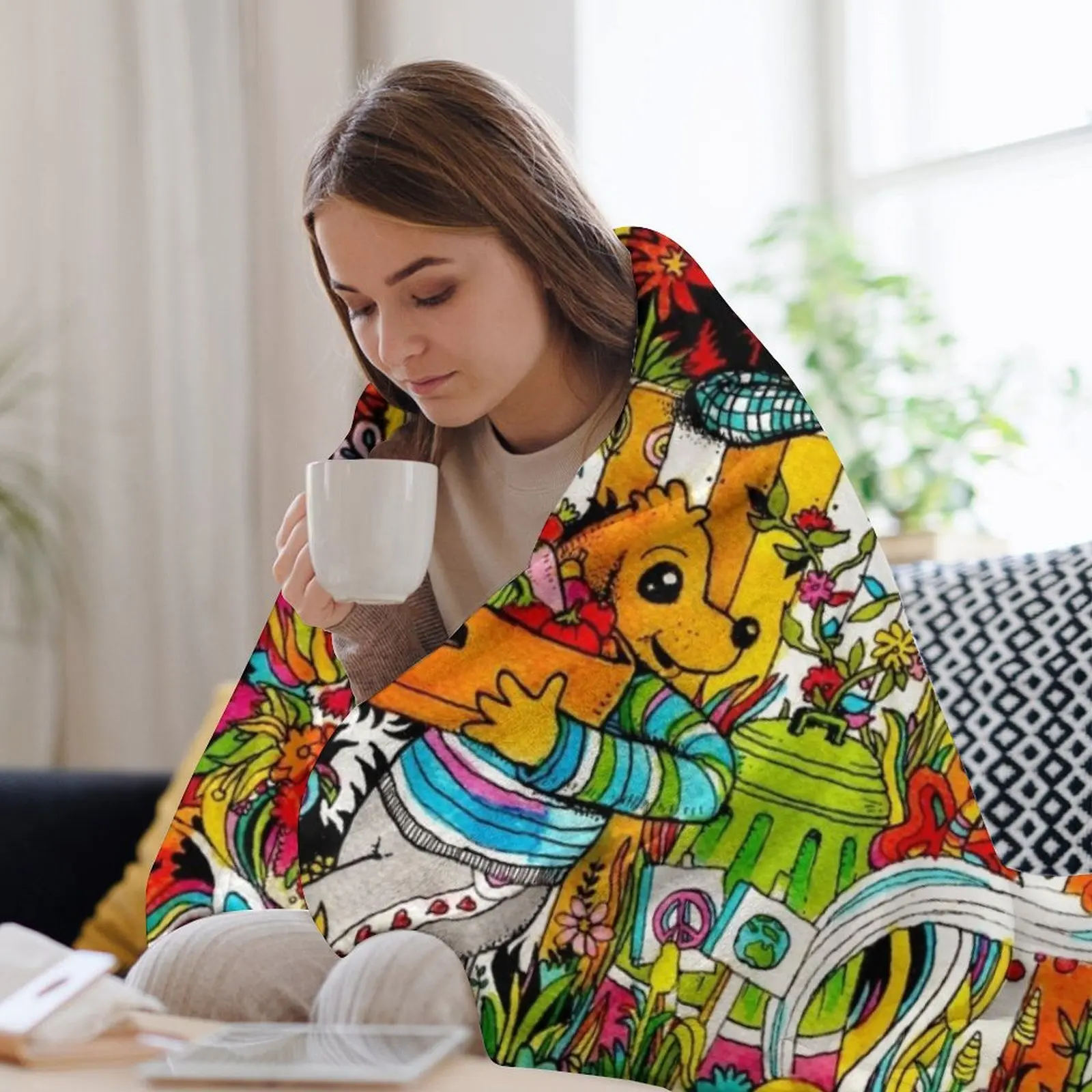 Urban Farm Time Throw Blanket  - Urban Farming Home 评论和价格