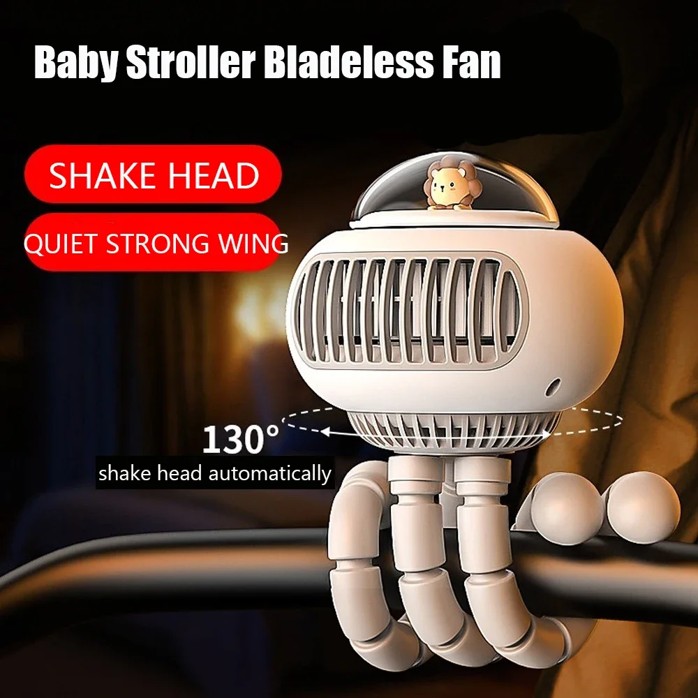 Mini Stroller Fan, Automatic O - Oscillating Fan Clip 评论和价格