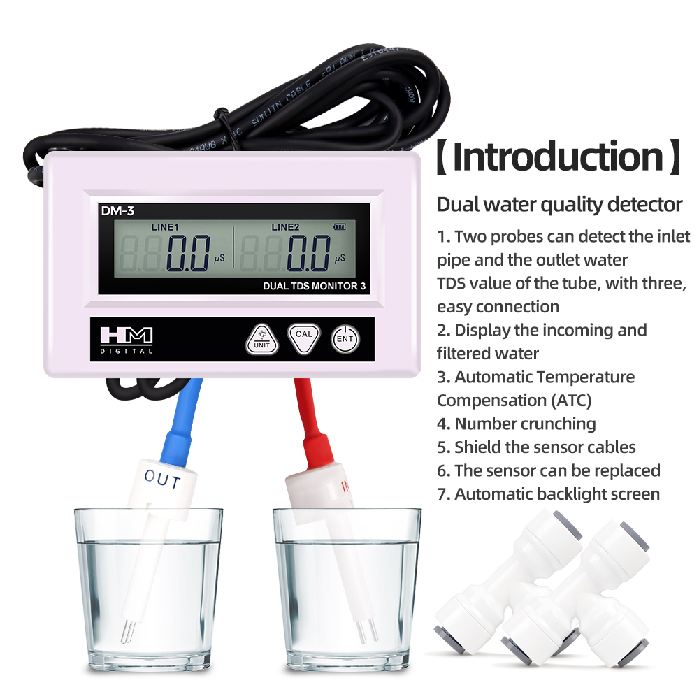 HM DM3 Online TDS EC Water Qua - Ec Meter Digital 评论和价格