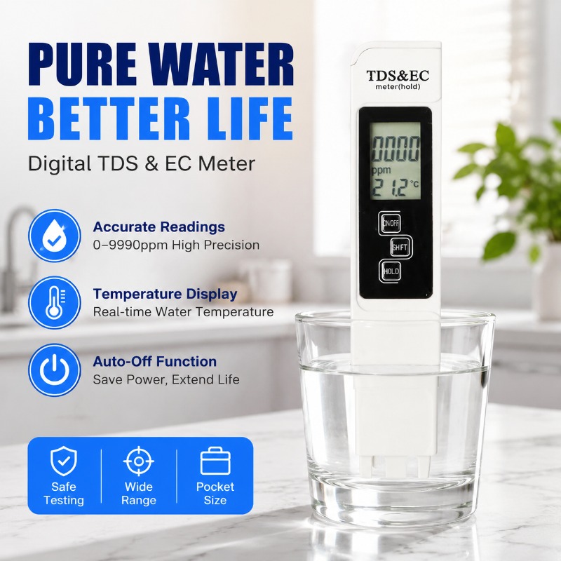 White Digital Water Quality Te - Ec Meter Digital 评论和价格