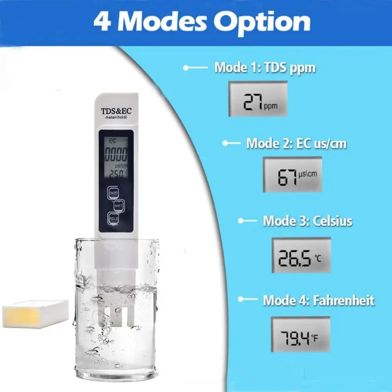 White Digital Water Quality Te - Ec Meter Digital 评论和价格