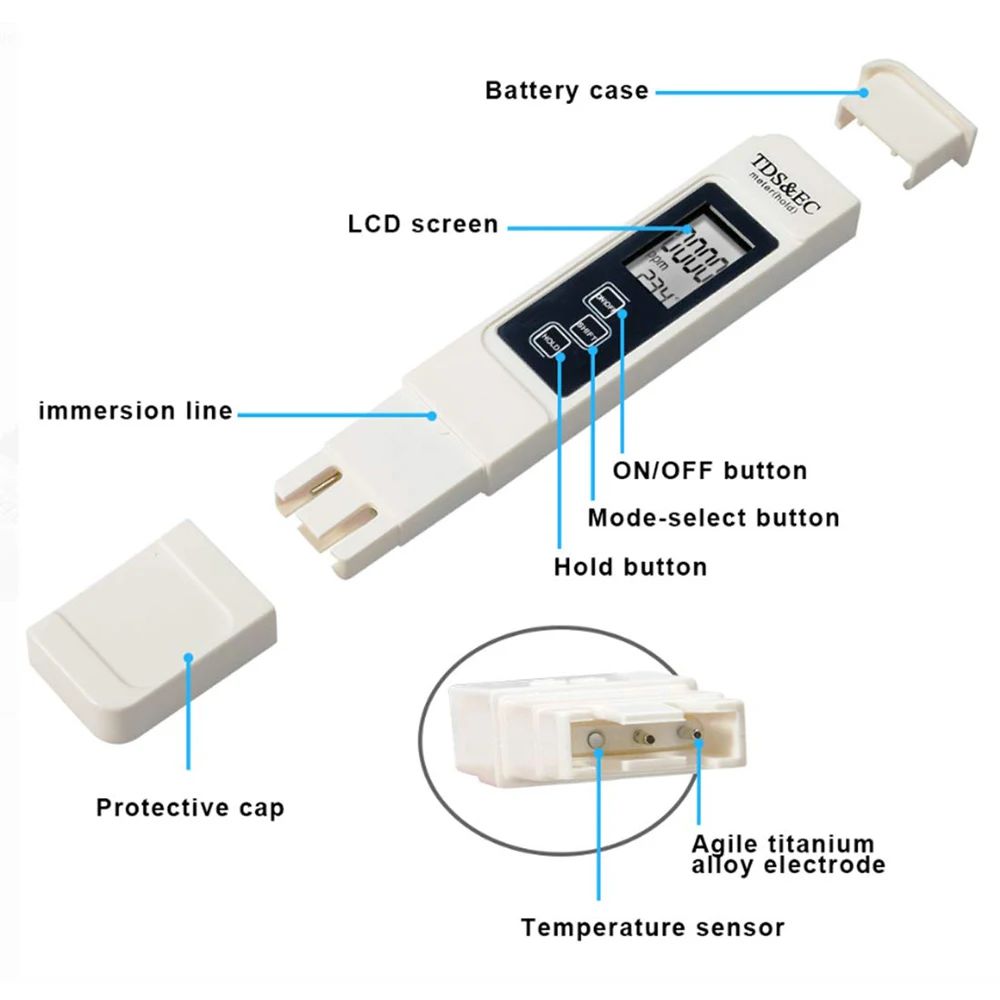 Digital TDS EC Water Tester Me - Ec Meter Digital 评论和价格