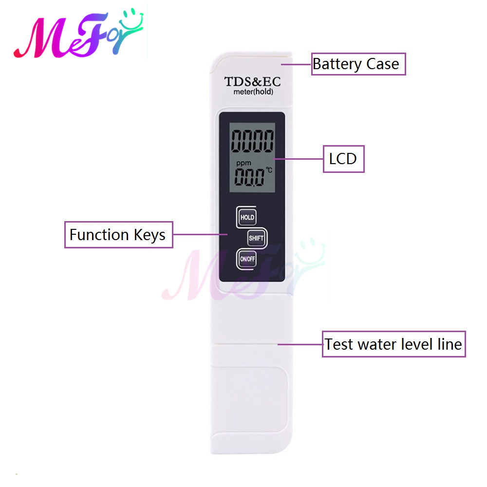 3 In1 TDS EC Meter Temperature - Ec Meter Digital 评论和价格