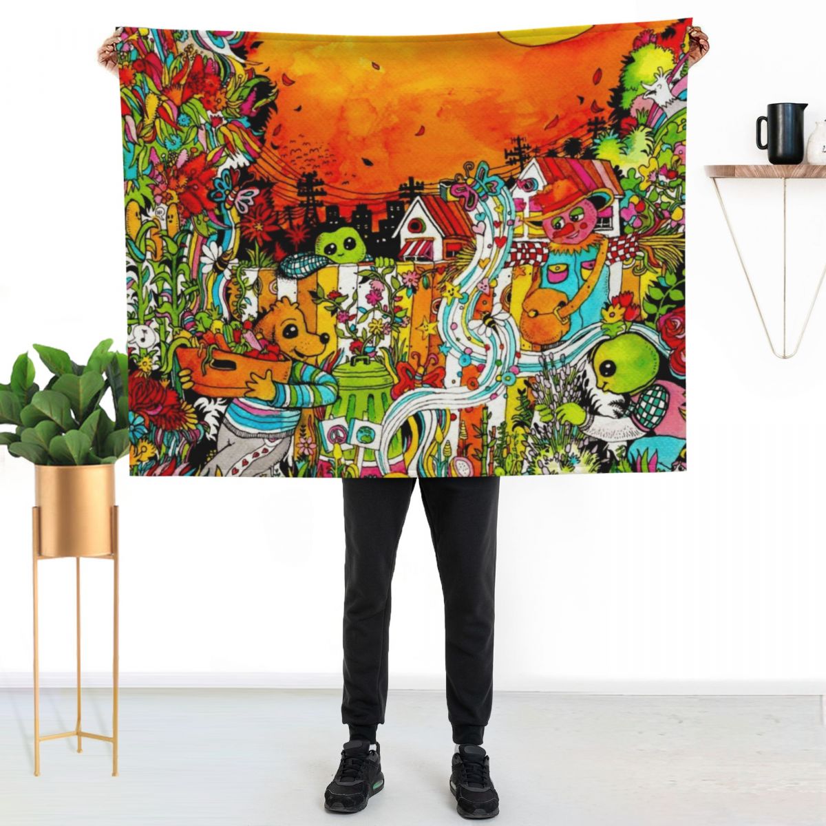 Urban Farm Time Throw Blanket  - Urban Farming Home 评论和价格