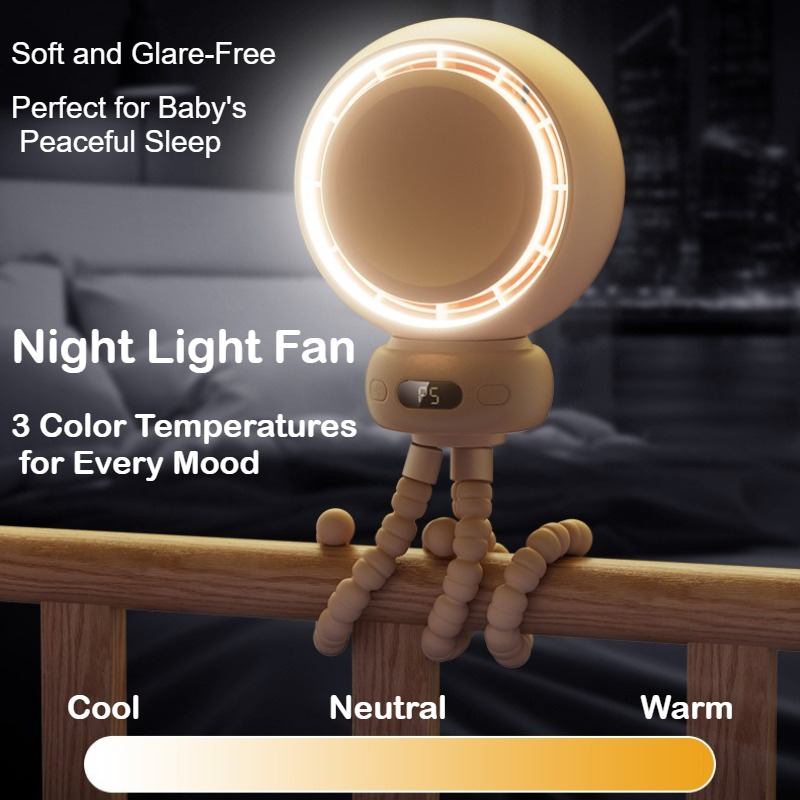 Octopus Stroller Fan - Auto-Os - Oscillating Fan Clip 评论和价格