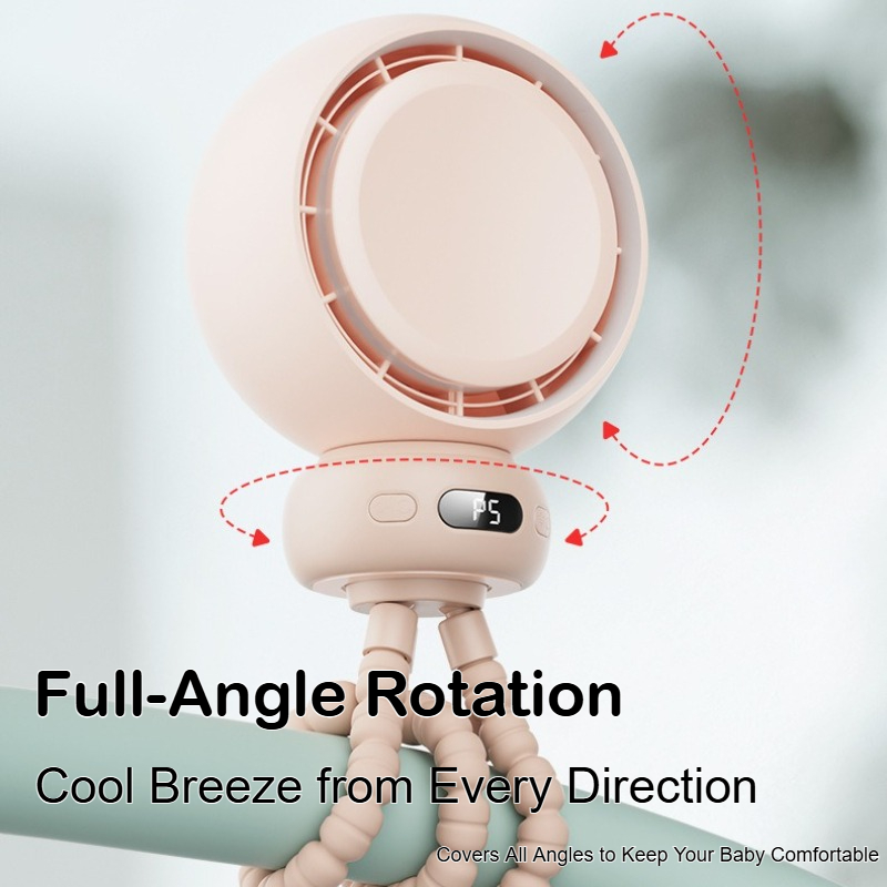Octopus Stroller Fan - Auto-Os - Oscillating Fan Clip 评论和价格